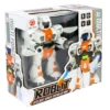 Intelligent Remote Control Robot Toy with Cool Mist Spray, LED Lights & Shooting Action (Ages 3+)