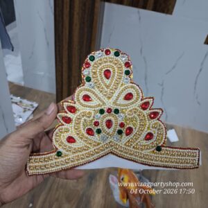 10 INCH - VELCRO MUKUT - HEAD CROWN