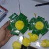 LATKAN MANGO LEAF WITH MARIGOLD BANTI HANGINGS - 10 INCH - 2 PC PER PACK