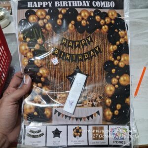 FULL BIRTHDAY BACKGROUND DECOR KIT