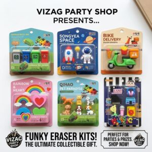 OFFER + CLEARANCE - ERASERS - ASSORTED MODELS