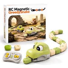 RC Magnetic Greedy Snake Game – Naughty Panda RC Magnetic Greedy Snake Game | Remote Control Snake Toy for Kids
