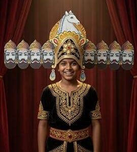 RAVAN HEADS IN WOODEN FRAME - 36 INCH APPROX