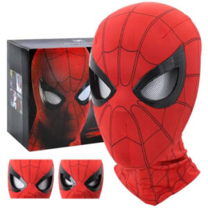 Spiderman Mask | with Moving Eyes, Jaw Motion |