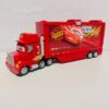 Turbo Mack Remote Control Transport Truck 1:24 Scale – Lightning McQueen Cars Team Hauler with Remote, Extendable Ramp & Mini Racing Vehicle