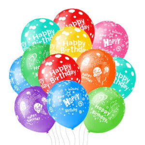 BIRTHDAY BALLOONS - 20 PC PER PACK - 10 INCH