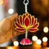 WOOD LOTUS LATKAN WITH GOTA CUP - 10 PC PER PACK - 6 INCH EACH