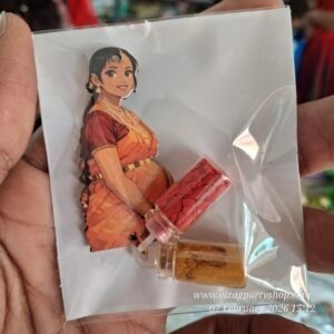 SREEMANTHAM SOUTH PREGNANT KGF PASUPU HALDI KUMKUM RETURN GIFT 20PC PER BOX Srimantham seemantham