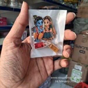 RADHA KRISHNA KGF PASUPU HALDI KUMKUM RETURN GIFT 20PC PER BOX