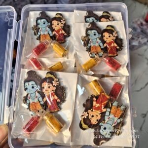 SHIVA PARAVTHI MARRIAGE KGF PASUPU HALDI KUMKUM RETURN GIFT 20PC PER BOX