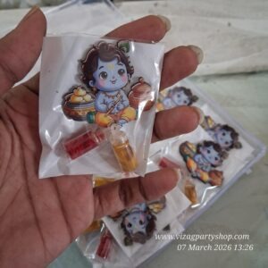 KRISHNA VENNA KGF PASUPU HALDI KUMKUM RETURN GIFT 20PC PER BOX