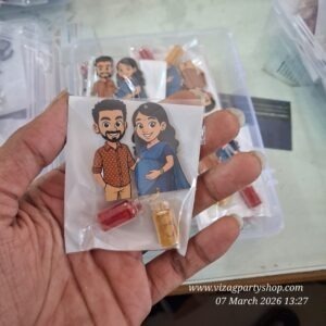 MARRIAGE COUPLE KERALA KGF PASUPU HALDI KUMKUM RETURN GIFT 20PC PER BOX