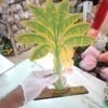 Banana Trees WOOD IMITATION MDF KGF  (2pc PACK) (MDF BAN 12I 2P 501) 12 inches  -- MDF KGF WOOD PROPS