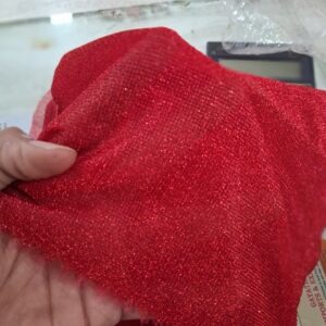 SHIMMER RED ROMANTIC PLAIN BACKDROP (ROYAL RED 1732) 3 FEET * 8 FEET