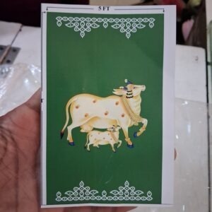 BACKDROP PRINTED COW DGREEN 752 --- 5 FEET * 8FEET
