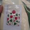BACKDROP PRINTED LOTUS PARROT CREAM 5FEET * 8FEET