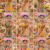 AMMAY GIRL CULTURAL DOLL 30" INCH TRADITIONAL WELCOME PLATE DECORATION
