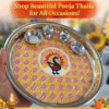 POOJA THALI MEENA WORK