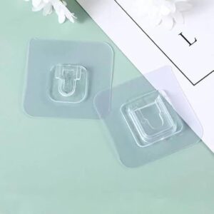 Wall Hooks Dual Sticker Adhesive - 4pcs Pack