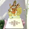 DIYA STAND SARASWATI (TL SAR LIGHT 127)  - WOOD MDF KGF PROPS