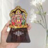 DIYA STAND MURUGAN FAMILY (TL MUR FAM 127)  - WOOD MDF KGF PROPS
