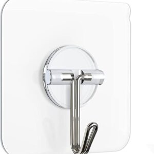 Wall Hooks Transparent Sticker Adhesive - 2pcs Pack