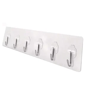 Wall Hooks Patti Row Sticker Adhesive - 1pc