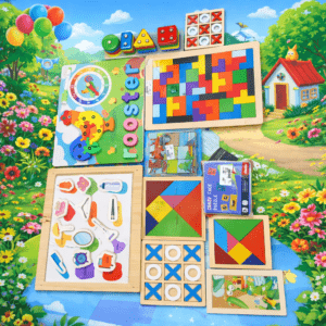 PUZZLE RUSSIAN WOODEN TOYS -  KIDS / ADULTS STATIONARY STATIONERY RETURN GIFTS