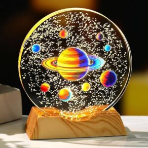 LED LAMP 250 GLASS PLANET OR SPACE OR ASSORTED — KIDS STATIONERY STATIONARY RETURN GIFTS
