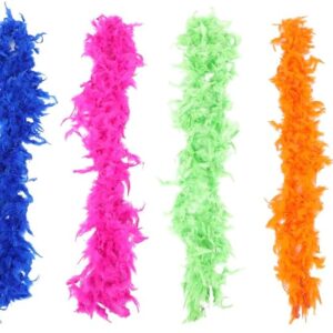 Feather Fur Strip Garland 5ft