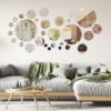 Mirror Sticker Round Bubbles Set