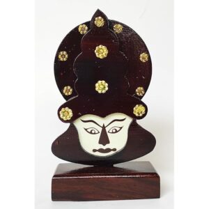 Kathakali Face Antique Head Stand - Kathakali Gifts