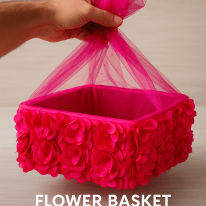 Basket Net Rose 10"inch Assorted - Gifts & Return Gifts