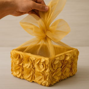 Basket Net Rose 6.5"inch Assorted - Gifts & Return Gifts