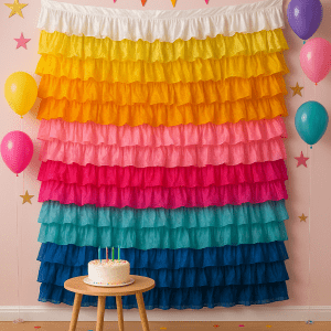 Ruffle Backdrop Cloth - (All Sizes)