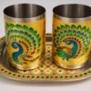 Gift Articles Meena Drinks Tray Mini Set -  TRADITIONAL RETURN GIFTS