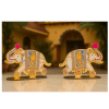 Elephants - 2pc  PER PACK   --STONE  MDF KGF WOOD PROPS