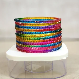 Buttercup Glass Bangles Assorted – (All Sizes)