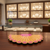 KGF 108 Flower Astotram Stand economy wood mdf   -- MDF KGF WOOD PROPS