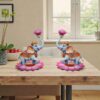 wood MDF ELEPHANT LAKSHMI 2PC PER PACK OPPOSITE FACING (MDF ELE 2P 6I 274) 6 INCH   -- MDF KGF WOOD PROPS