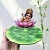 DIYA STANDS MURUGAN LOTUS  - WOOD MDF KGF PROPS