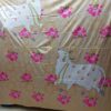 Backdrop Cow Lotus Cream - 8ftX8ft