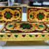 Peeta Gold 3"5" Meenakari Manai