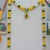 Gajamala Rose Yellow Green Toranam (14 days making time)