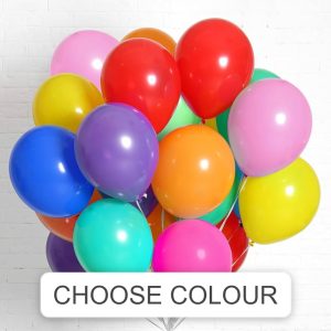Regular Plain Balloons - 65pcs (Economy)