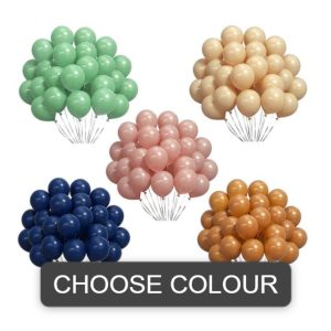 Retro Balloons - 100pcs (PASTEL)