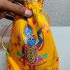 Potli Shrinath 9"inch 7"inch - ASSORTED TRADITIONAL RETURN GIFTs bags