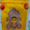 Potli Durga Lotus 9"inch 7"inch - ASSORTED TRADITIONAL RETURN GIFTs bags
