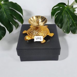 Diya Gold Turtle 912 - with Black Gift Box