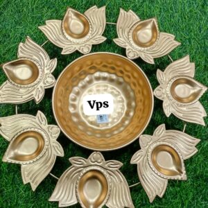 URLI Kamal Lotus Diya 13"inch with Black Box